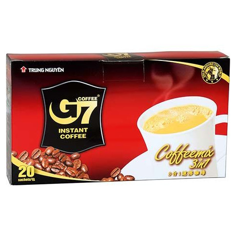 TRUNG NGUYEN Instantkaffee G7 3 in 1 - 20 Säckchen 16 g