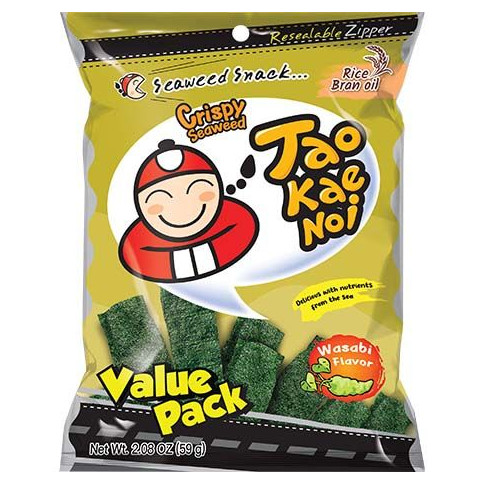 TAO KAE NOI Seetang Snack Wasabi 59 g