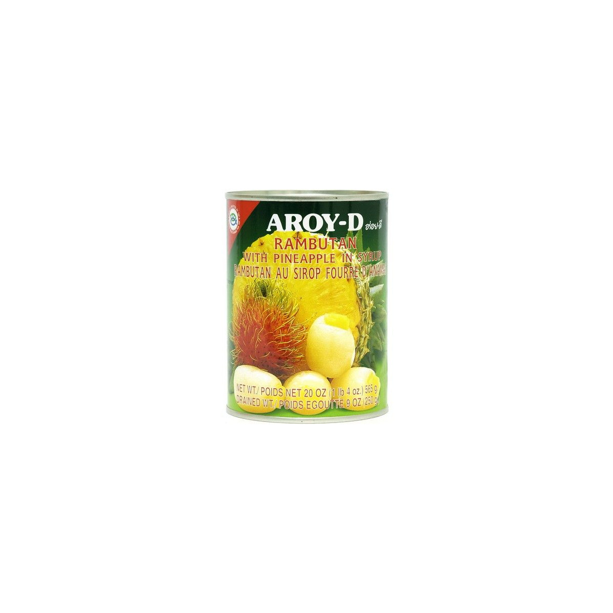 AROY-D Rambutan & Ananas in Sirup 565 g