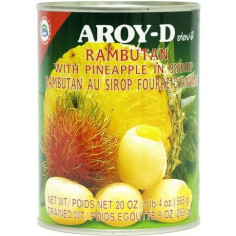 AROY-D Rambutan & Ananas in Sirup 565 g