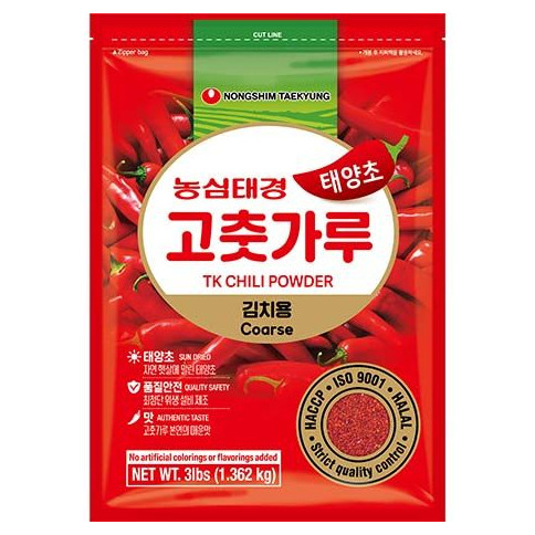 NONGSHIM TAEKYUNG Chilipulver Grob Rot 1.362 kg