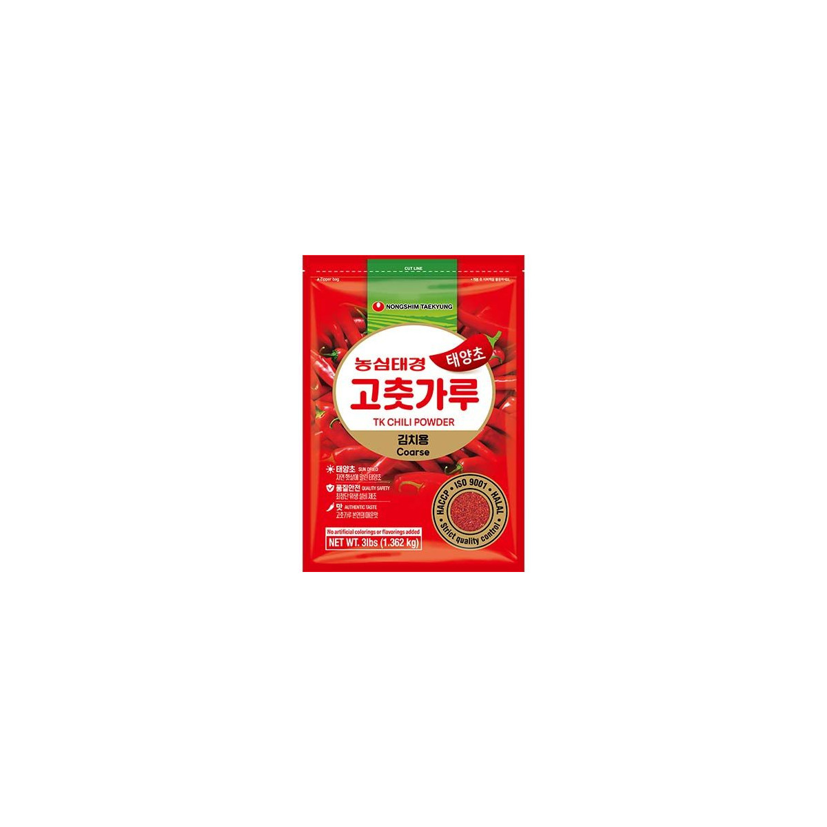 NONGSHIM TAEKYUNG Chilipulver Grob Rot 1.362 kg