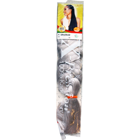 X-PRESSION Ultra Braid 82" Farbe 60 Grau 205 g