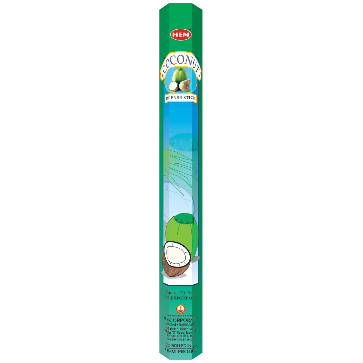 HEM Räucherstäbchen Kokos 320 g