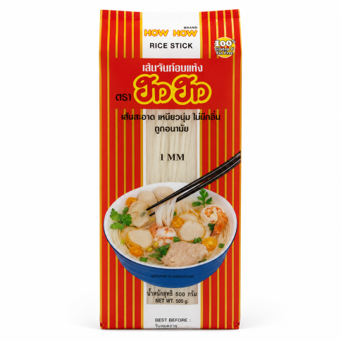 How How Reisnudeln 1mm S – Feine, glutenfreie Reisnudeln für asiatische Gerichte