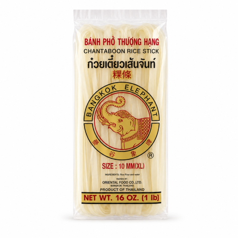 BKK ELEPHANT HOW HOW Reisnudeln 10mm L – Feine, glutenfreie Reisnudeln für asiatische Gerichte