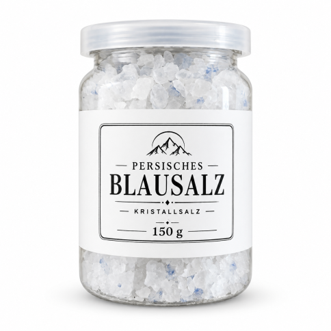 Persisches Blausalz Grob 150g | Natürliches Kristallsalz