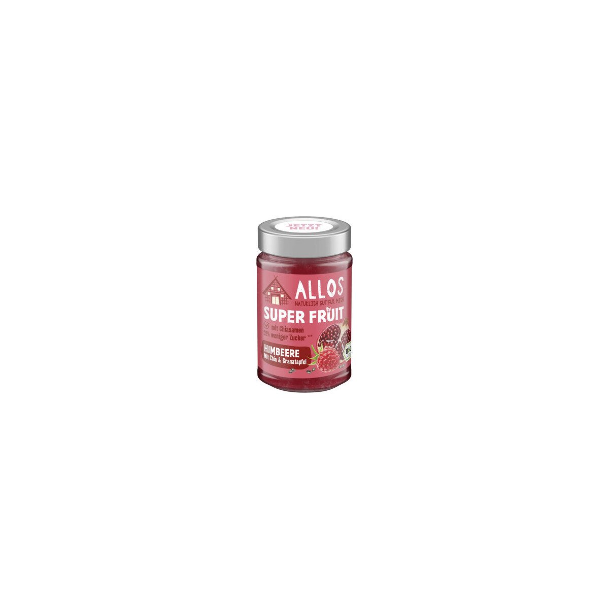 Allos - Super Fruit Himbeere mit Chia & Granatapfel