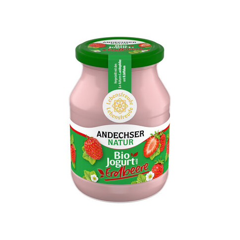 Andechser Natur - Bio Jogurt Erdbeere 3,8%