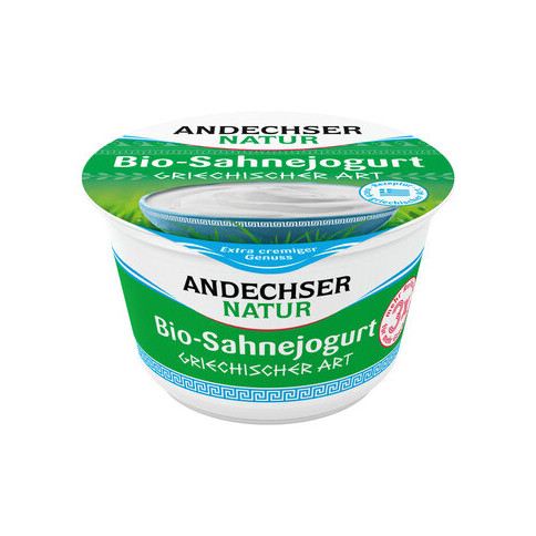 Andechser Natur - AN Bio-Sahnejogurt griechischer Art
