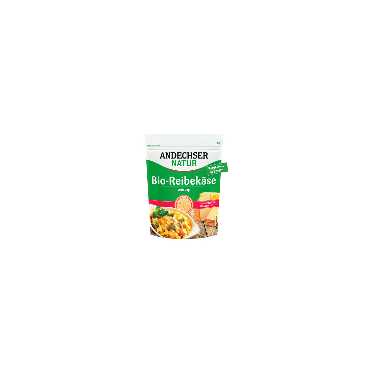 Andechser Natur - AN Bio Reibekäse (45%)