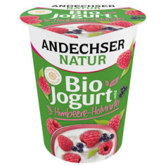 Andechser Natur - Bio Jogurt Himbeere-Holunder 3,8%