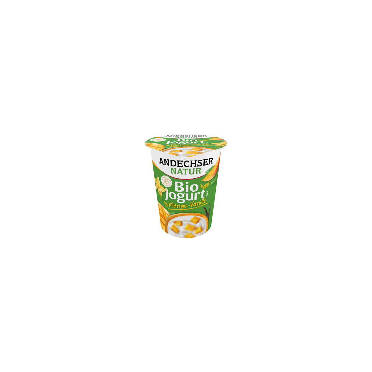 Andechser Natur - Bio Jogurt Mango-Vanille 3,8%