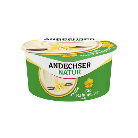 Andechser Natur - AN Bio Rahmjogurt mild Vanille 10%