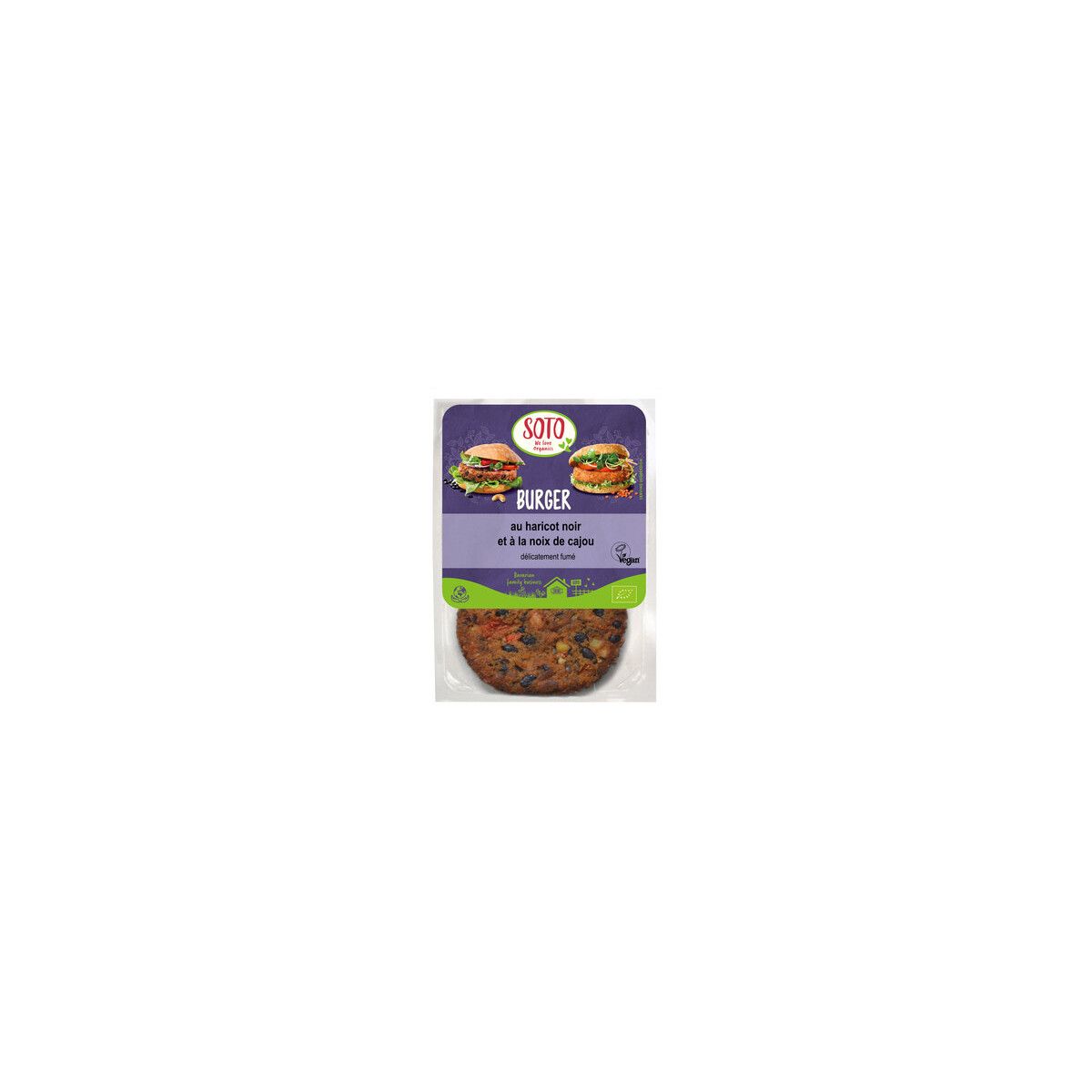 SOTO Frankreich - Cashew-Black Bean Burger