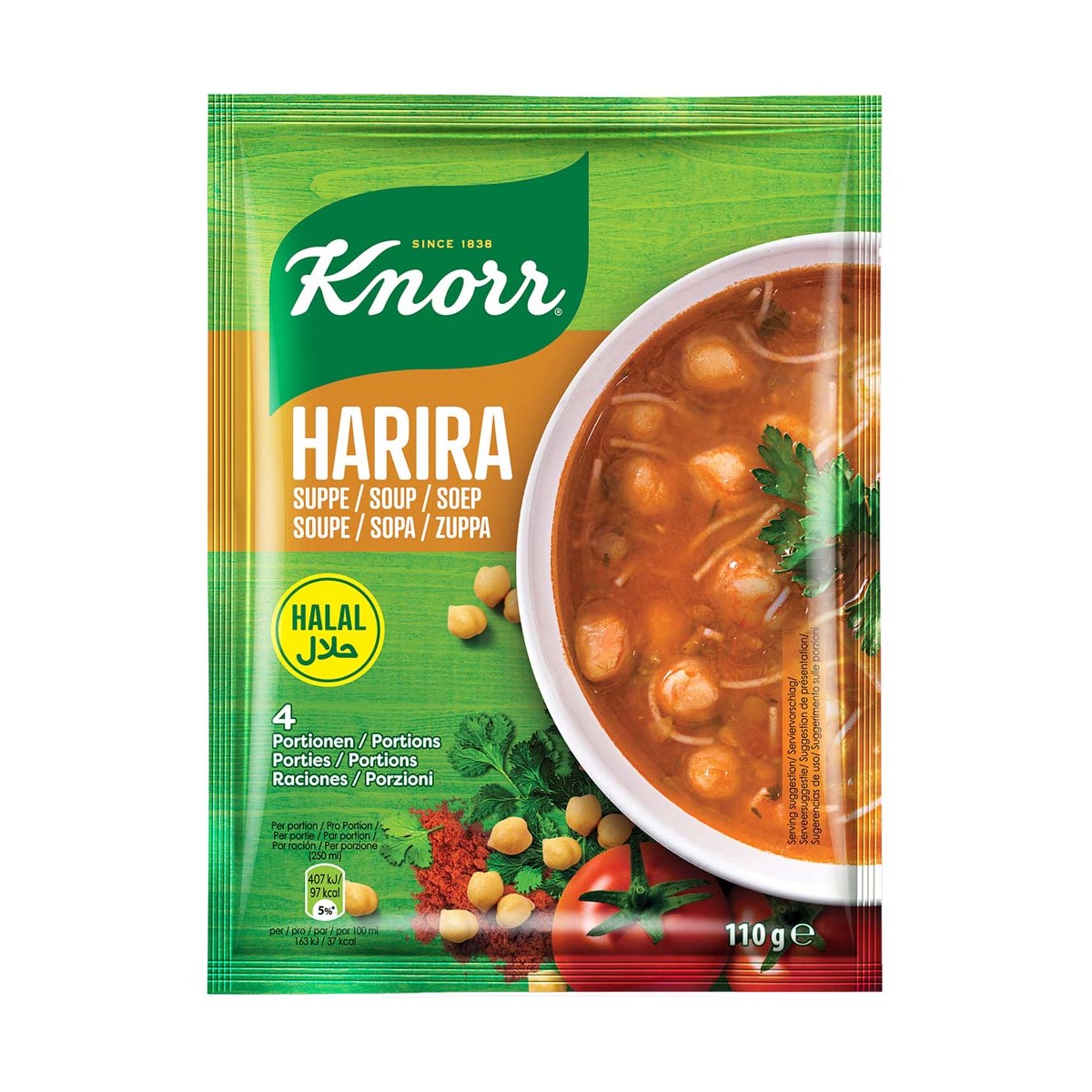Harira Suppe Halal KNORR Kräuter Gewürze online günstig kaufen im Shop für B2B Kunden