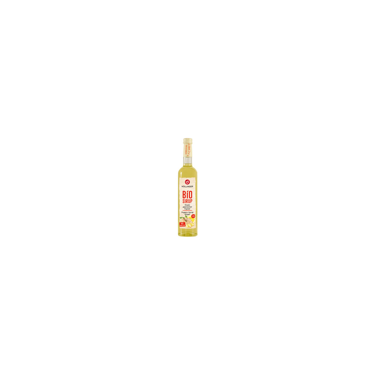 IMS Höllinger Gmbh - Bio Ingwer Sirup 500ml Glas Flasche