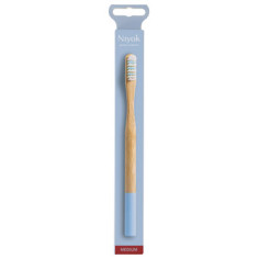 Niyok - Bambuszahnbürste adult medium, blau