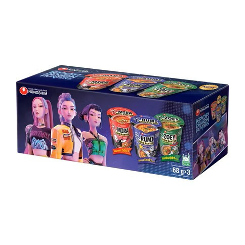 NONGSHIM Shin Demon Hunters Mix Limited Edition 3er Pack