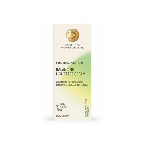 M. GEBHARD Naturkosmetik - BALANCING LIGHT FACE CREAM - Calming Tassilo Linde