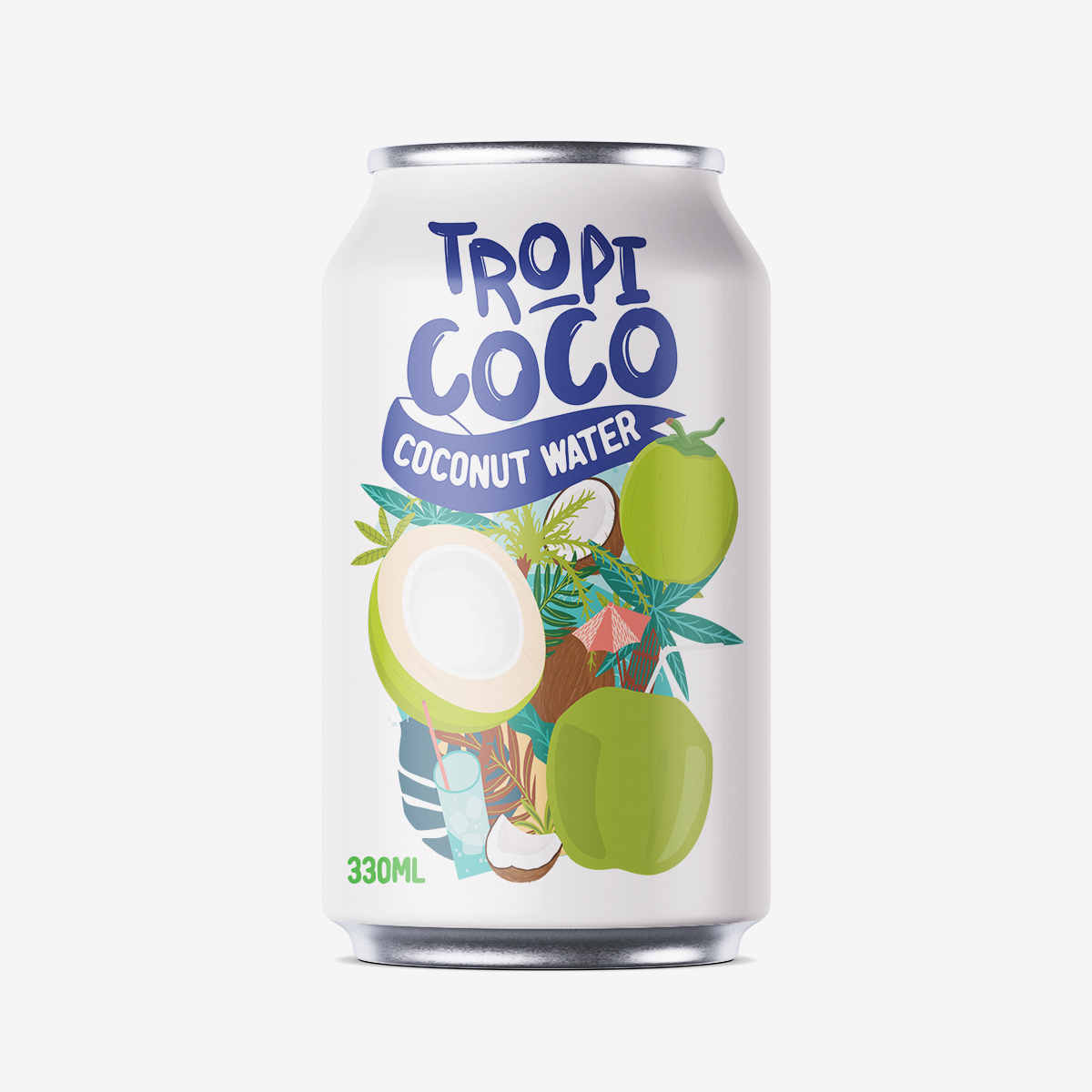 Tropi Young Coconut Wasser  – Exotischer Genuss in Premium-Qualität