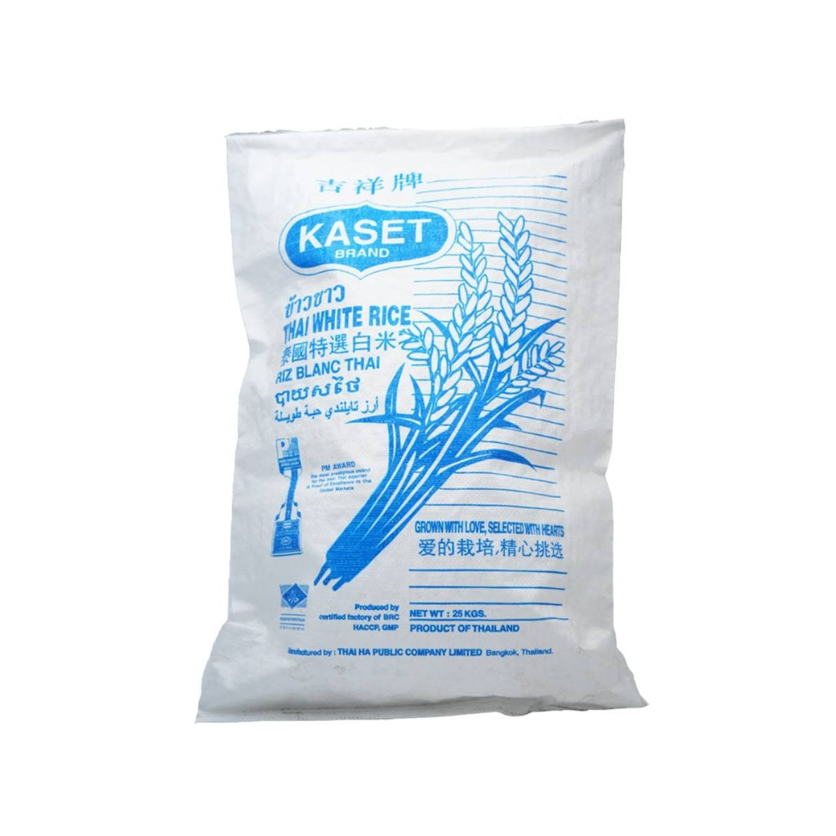 KASET White Rice 20kg – Hochwertiger Langkornreis für Gastronomie und Haushalte