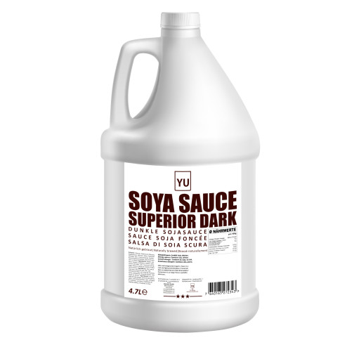 YU Soya Sauce Dunkel Superior 4x 4.8L für Gastronomie und Foodservice