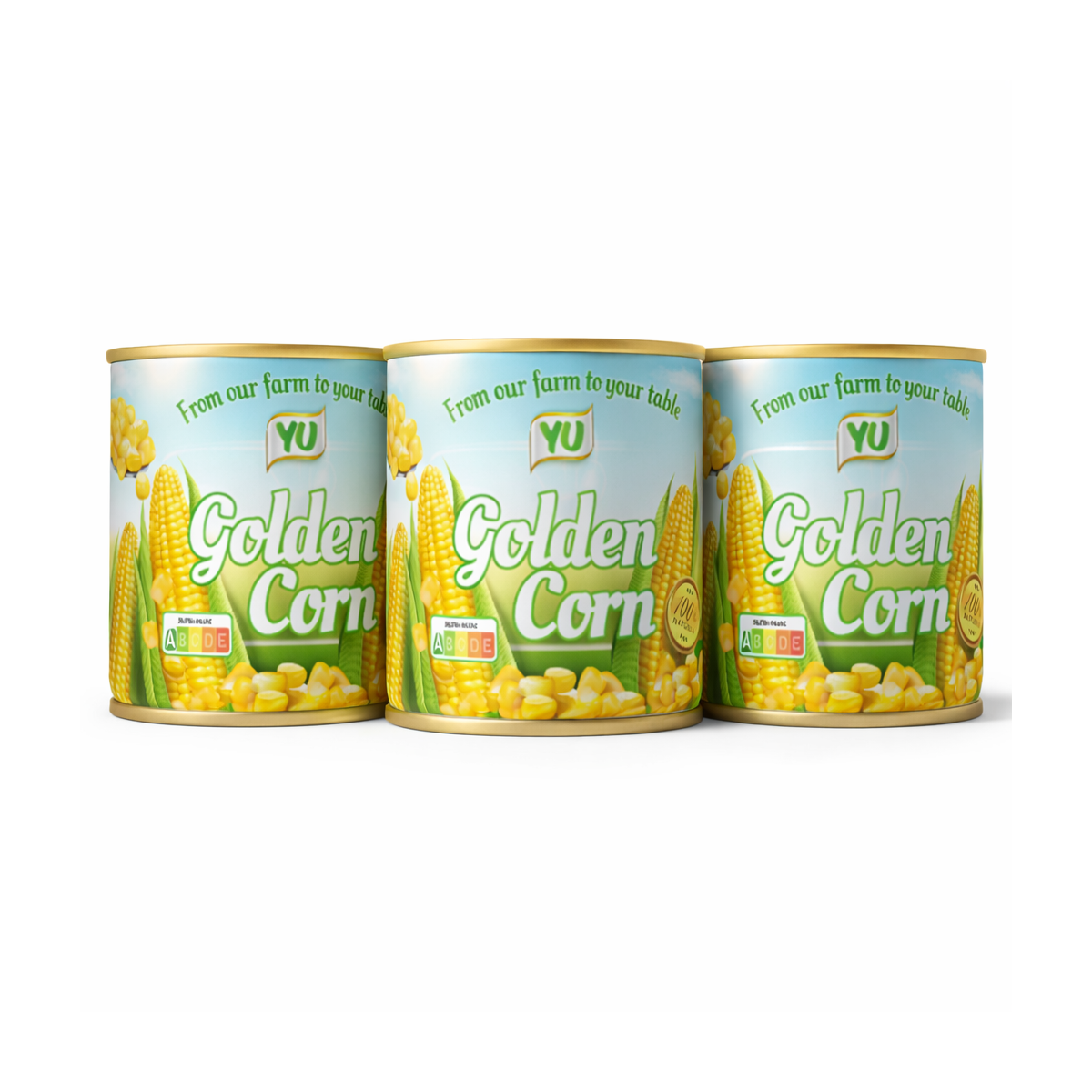 YU Maiskörner Dose 184 g 3er Pack für Haushalt und Gastronomie