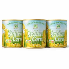 YU Maiskörner Dose 184 g 3er Pack für Haushalt und Gastronomie