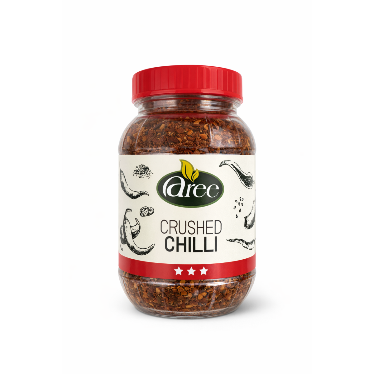 Aree Chiliflocken HOT 128 g zerkleinerte Chilischoten