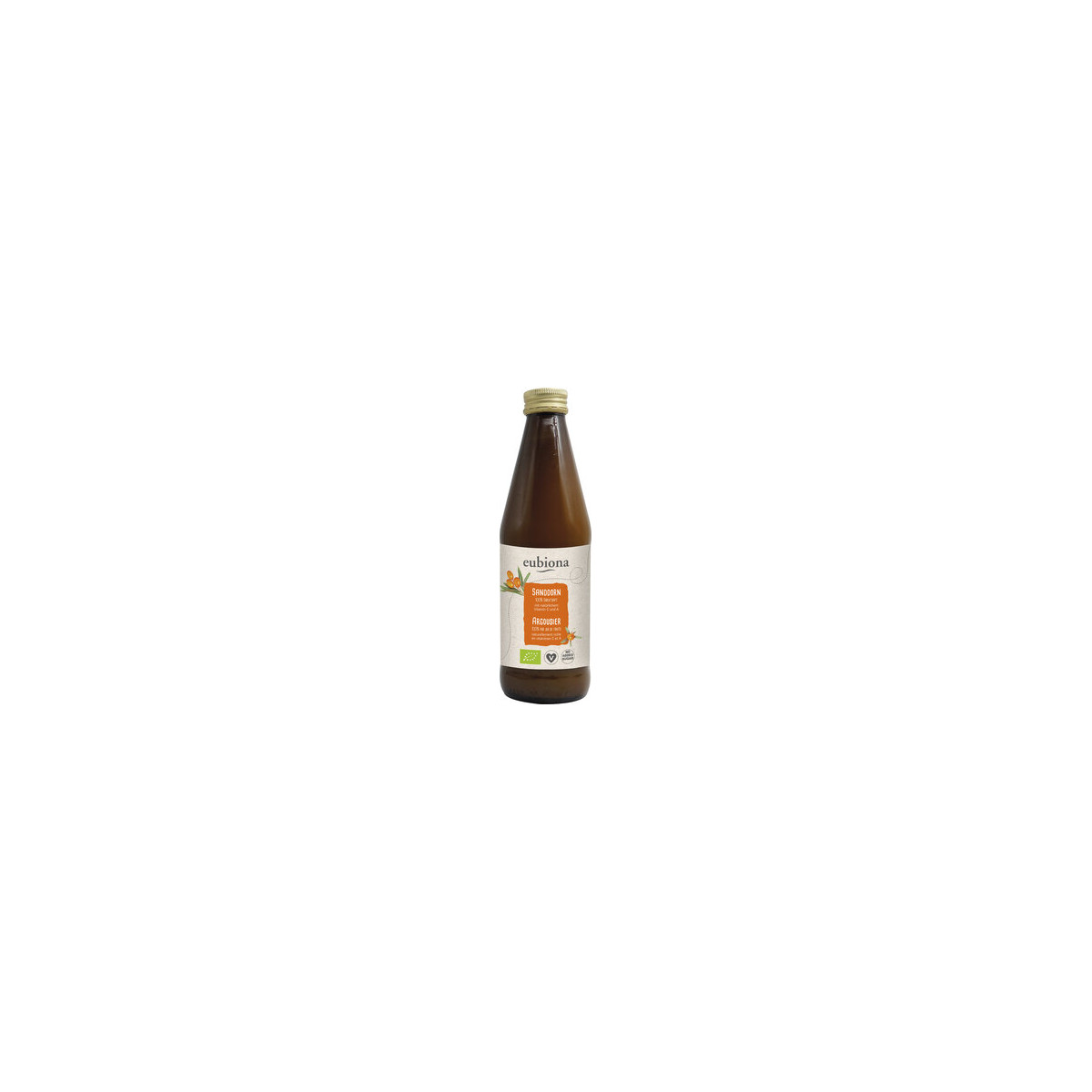 Sanddornsaft ungesüsst bio von Eubiona | Bio, vegan, lakt...