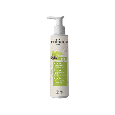 Styling Gel Limette Koffein von Eubiona | Bio, vegan | Sh...