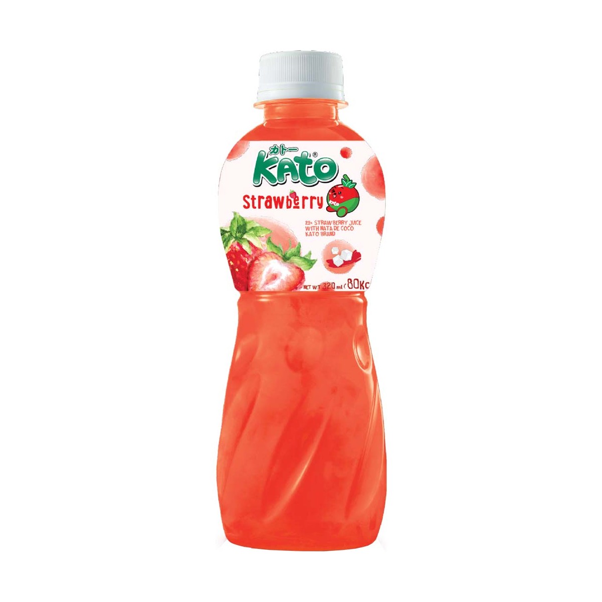 Erdbeeresaft mit Nata De Coco KATO Getränke online günstig kaufen im Shop für B2B Kunden