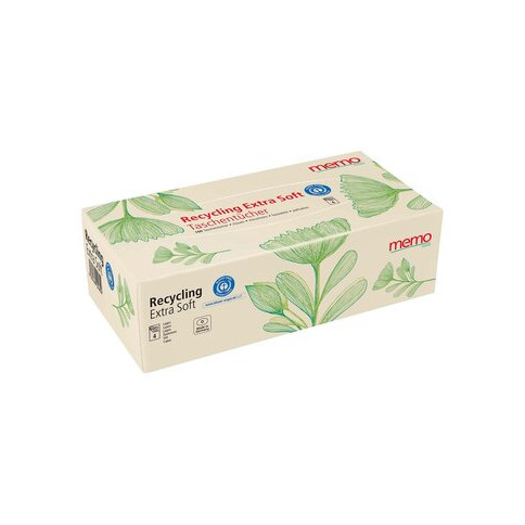 Taschentücher ExtraSoft in Box Memo von Memo | Papiertasc...