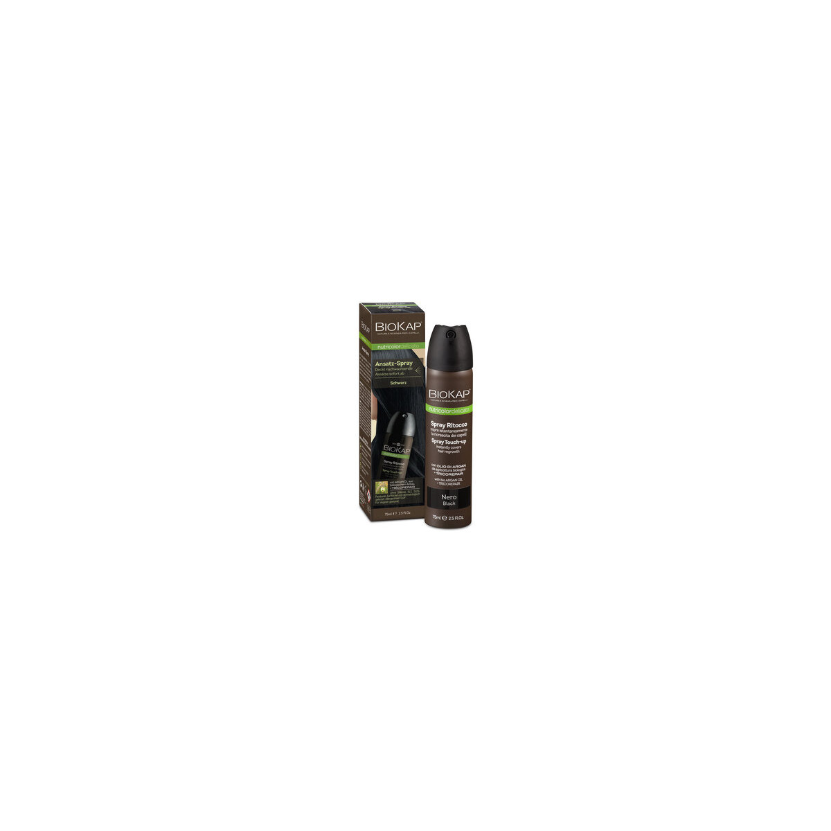 Touch Up Ansatzspray schwarz Biokap von BIOKAP | Haarfarb...