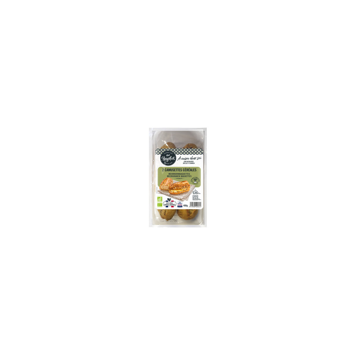 Baguette Mehrkorn L'Angelus 2x200g von L'Angelus | Bio, v...