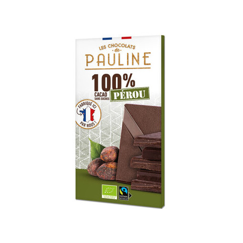 Cocoa 100% Chocolate Peru Pauline von Les Chocolats de PA...