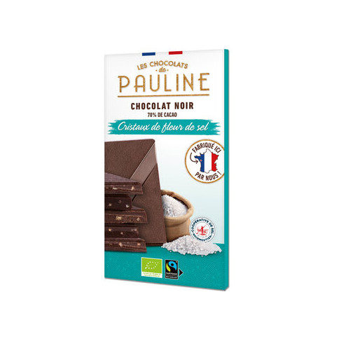 Dark Chocolate70% sea salt Pauline von Les Chocolats de P...