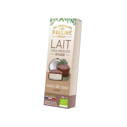 Coconut Bites MilkChocolate Pauline von Les Chocolats de...