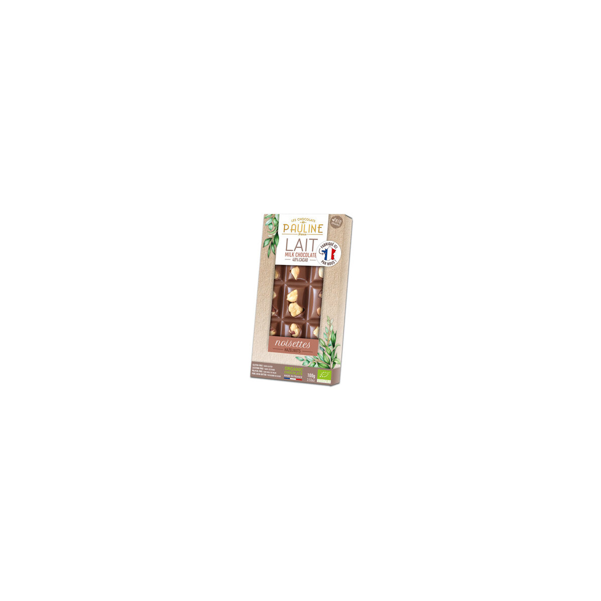 MilkChocolate40% Hazelnut Pauline von Les Chocolats de PA...