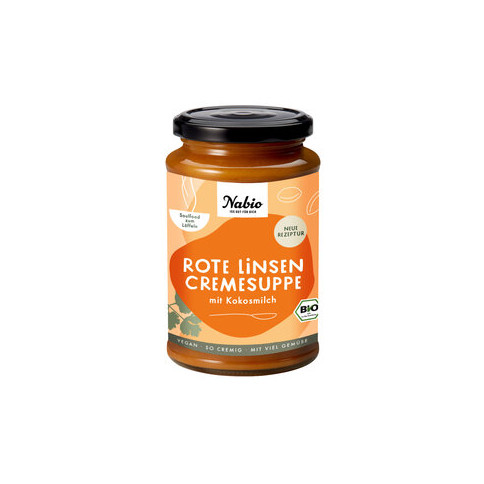 Rote Linsen Kokosmilch Suppe Nabio von Nabio | Bio, vegan...