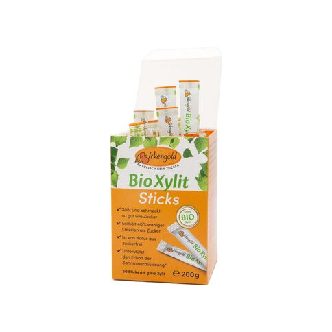 Birkengold Xylit Sticks bio (50x4g) von Birkengold | Bio...