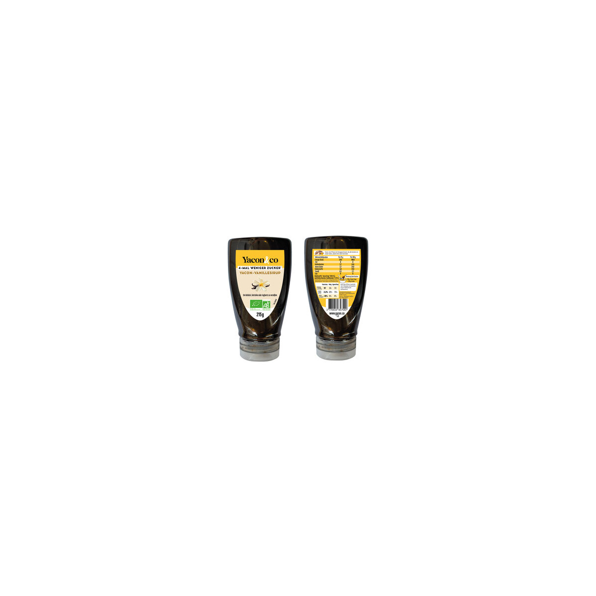 Yacon Vanillesirup Squeezer Yacon&c von Yacon & co | Bio...