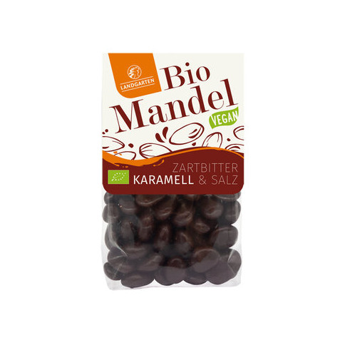Mandeln geröstet ZB Karamell von Landgarten | Bio, vegan...