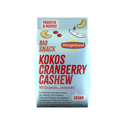 Snack KokosCranberryCashew Morgenla von Morgenland | Bio...