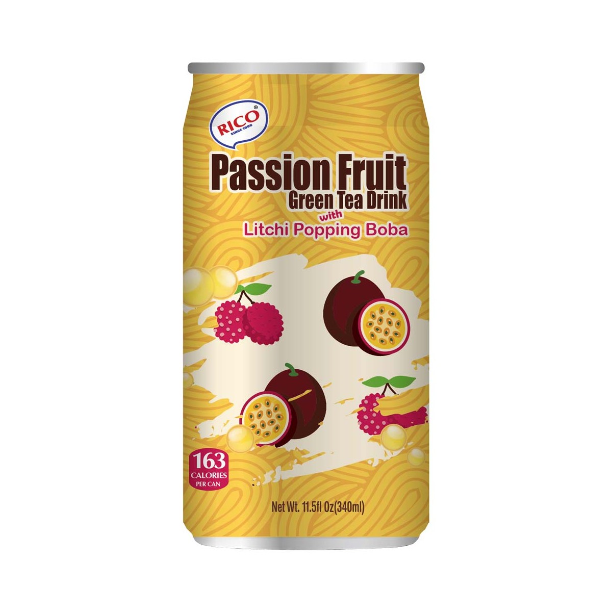 Passionsfrucht-Grüntee-Litchi-Popping RICO Getränke online günstig kaufen im Shop für B2B Kunden
