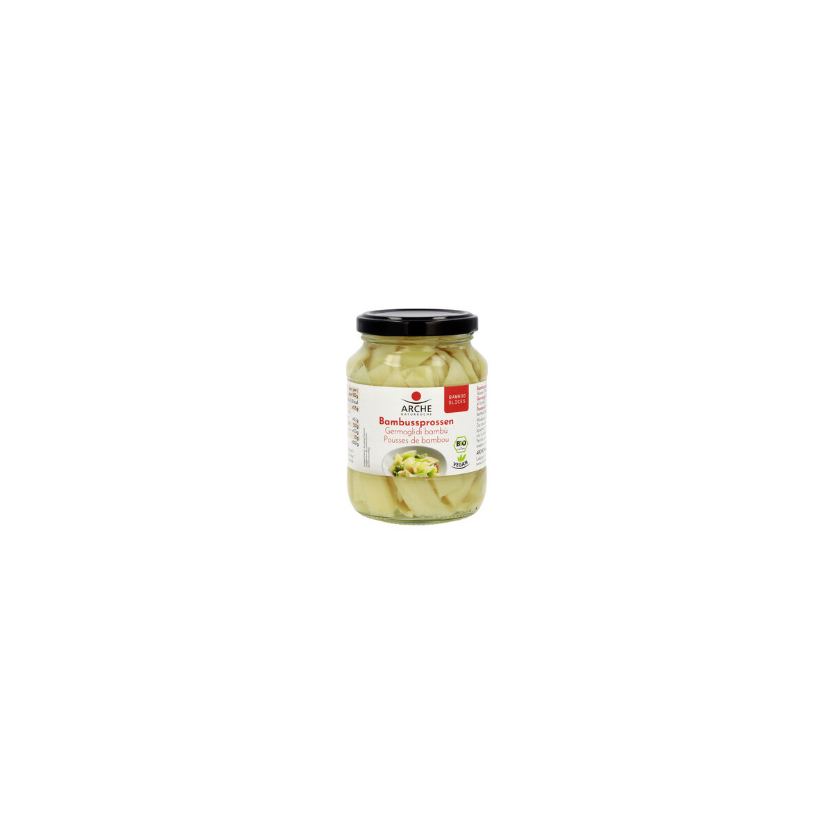 Bambussprossen in Streifen von Arche | Bio, vegan | Konse...