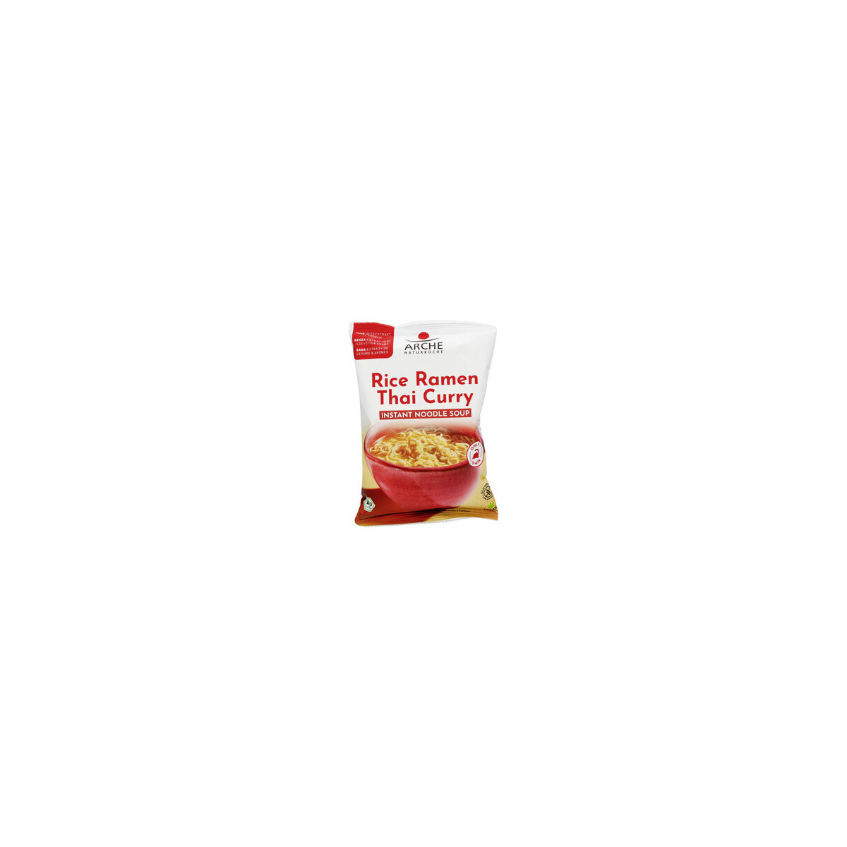 Rice Ramen Thai Curry Instant Soup von Arche | Bio, vegan...