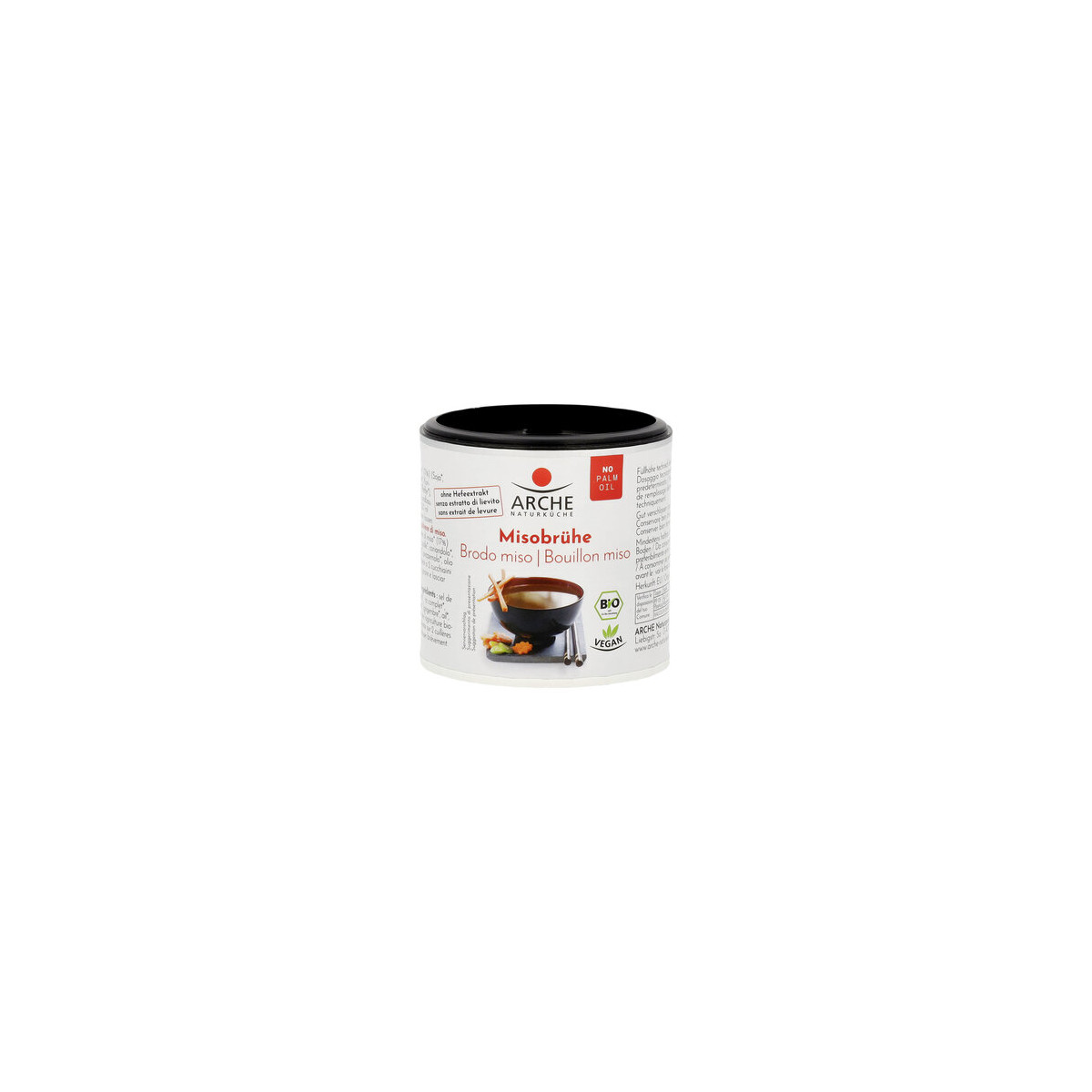 Misobrühe Instant hefefrei (Dose) von Arche | Bio, vegan...