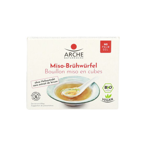 Miso Brühwürfel hefefrei von Arche | Bio, vegan | Suppen...